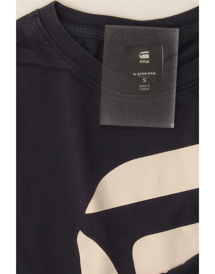 Tricou grafic pentru bărbați G-Star Top mic, bleumarin