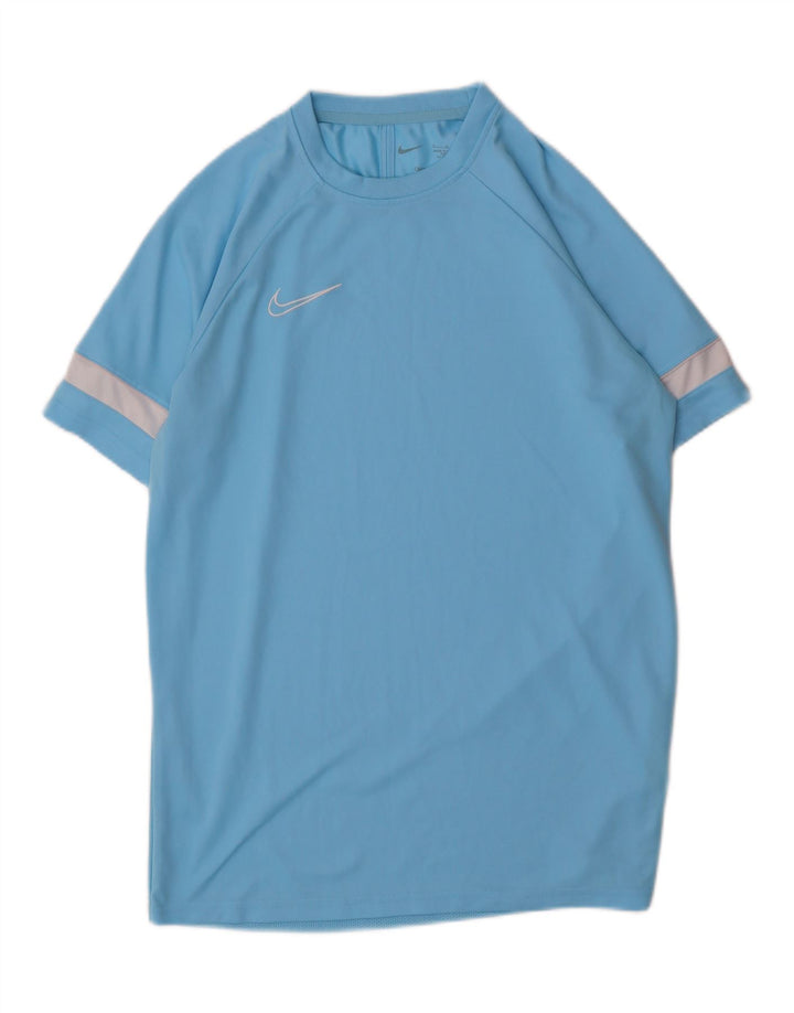 Tricou NIKE Dri Fit pentru bărbați Top mare, albastru, poliester color bloc