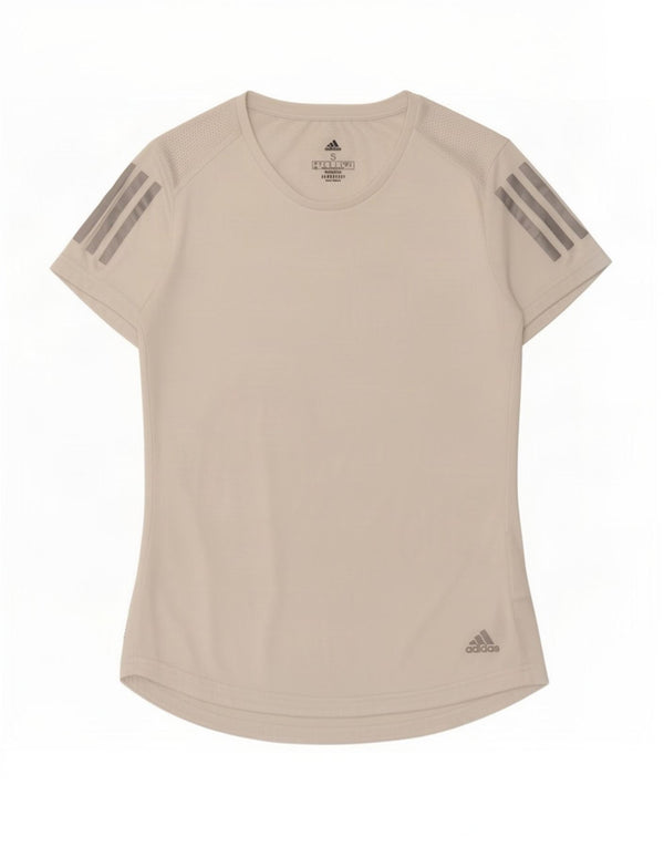 Tricou Adidas Aeroready pentru femei Top UK 8/10 Small White Poliester