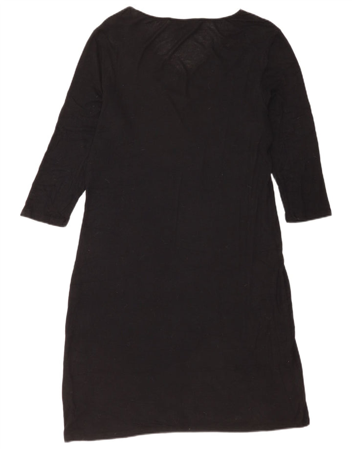 Rochie schimbătoare pentru femei Marks & Spencer cu mâneci 3/4 UK 14, mare, neagră, modal