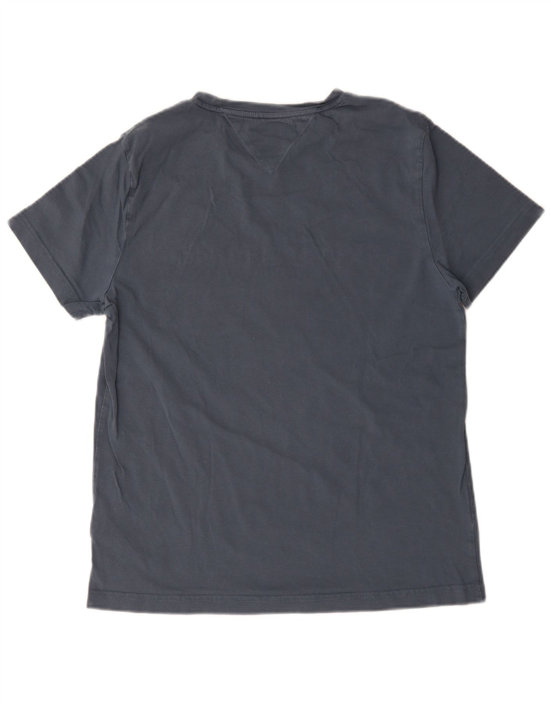 Tricou grafic Tommy Hilfiger pentru bărbați Top din bumbac gri mediu
