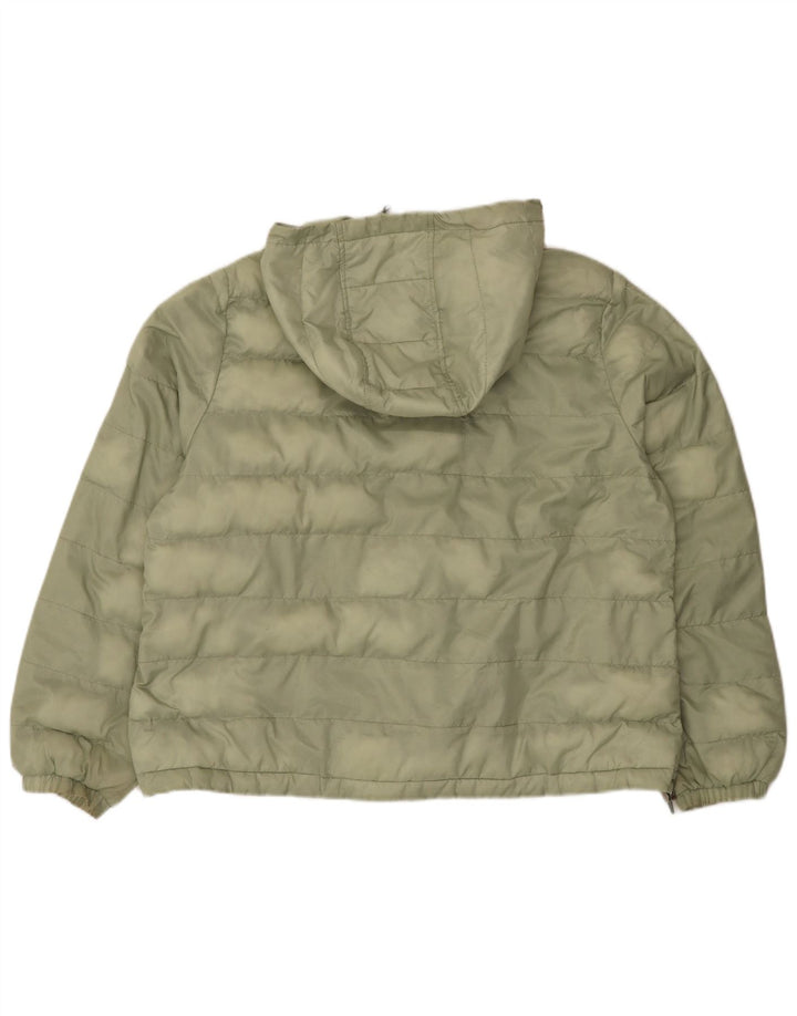 Jachetă căptușită cu glugă Levi's pentru femei UK 18 XL Poliester verde