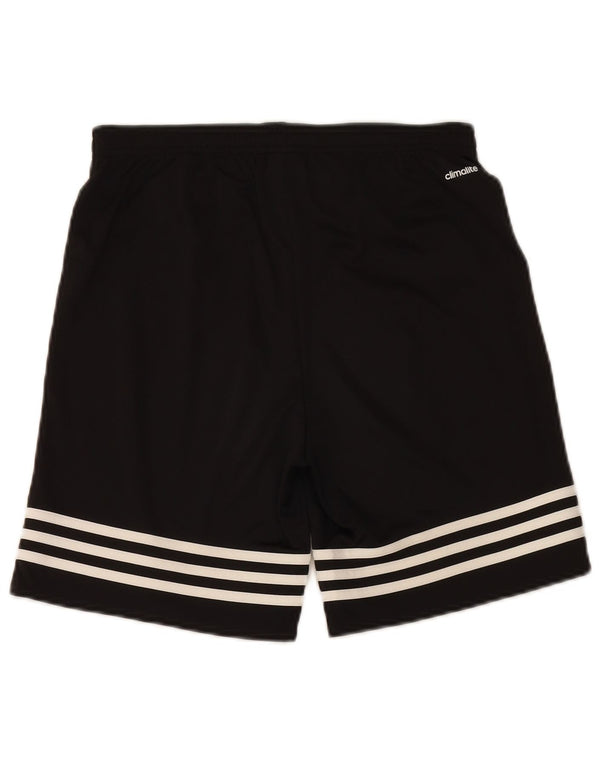 Pantaloni scurți sport adidas Climalite pentru băieți 13-14 ani poliester negru
