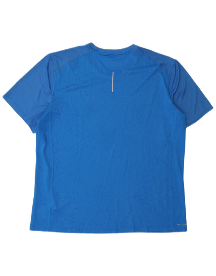 Tricou pentru bărbați Nike Dri Fit Top XL, albastru, poliester