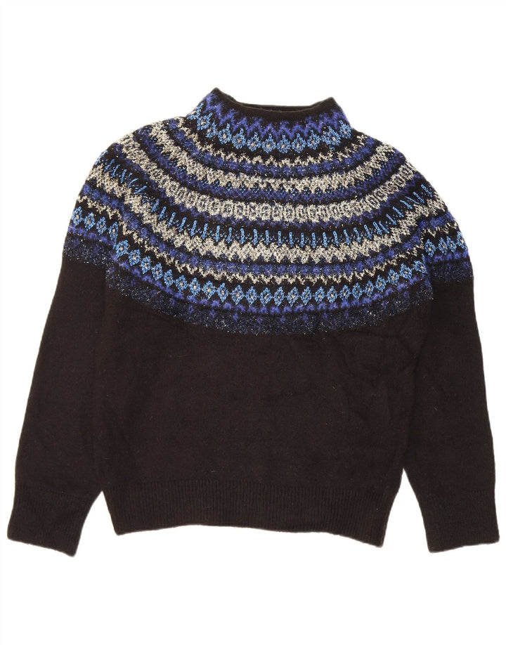 Pulover cu gât țestoasă pentru femei Marks & Spencer UK 10 Mic Negru