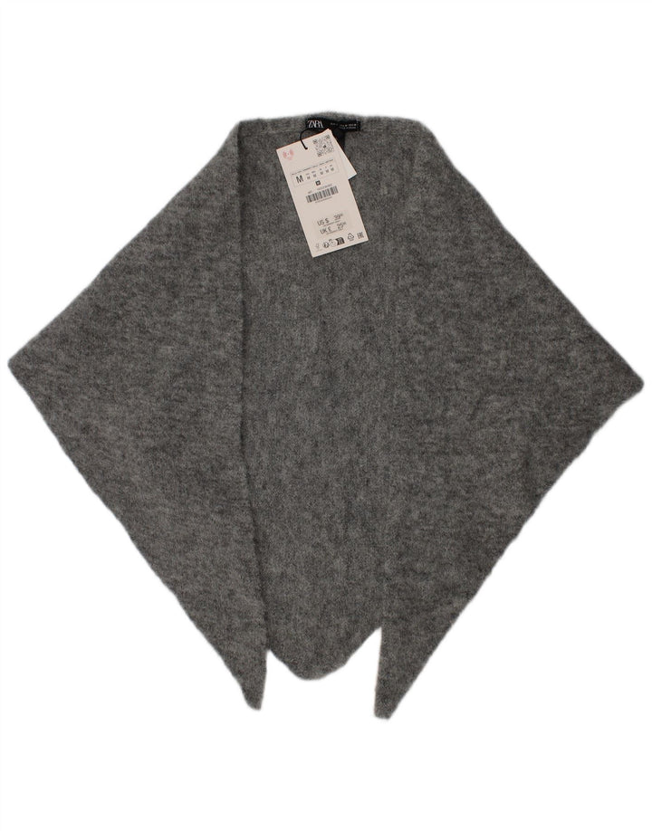 Şal tricot pentru femei Zara, gri mediu acrilic