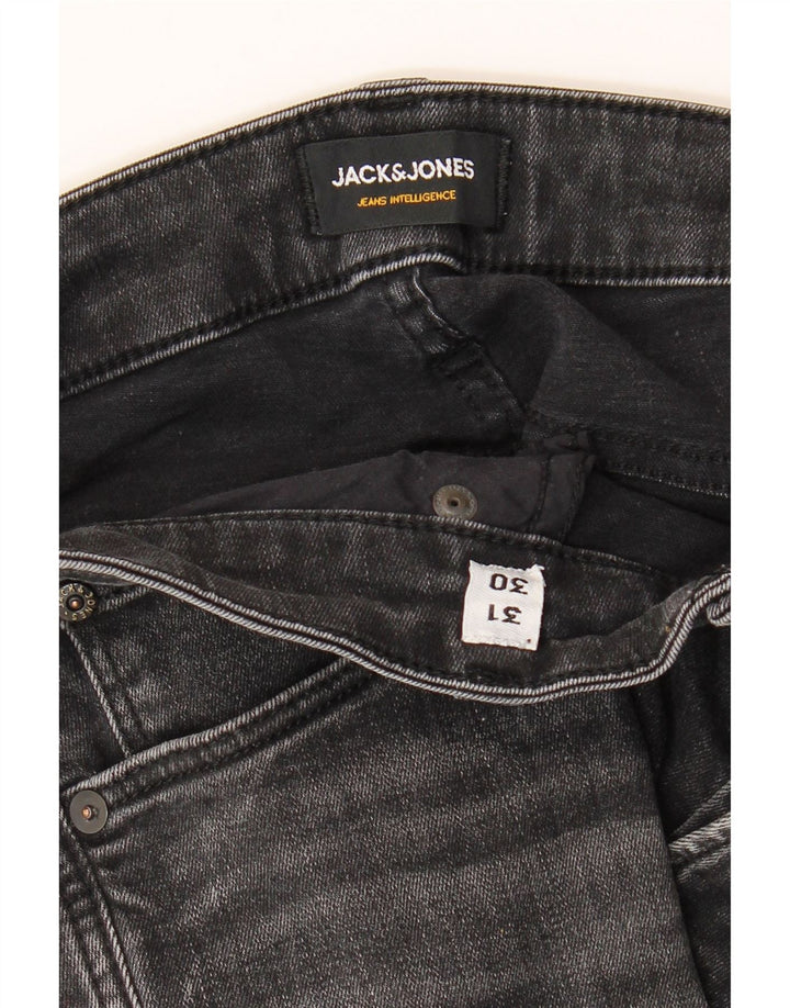Blugi Jack & Jones GLENN Slim pentru bărbați W31 L30 gri