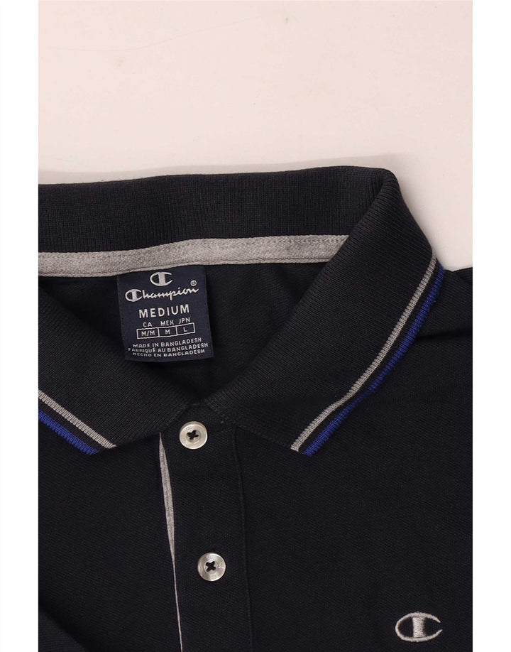 Tricou polo Champion pentru bărbați, mediu bleumarin, în dungi