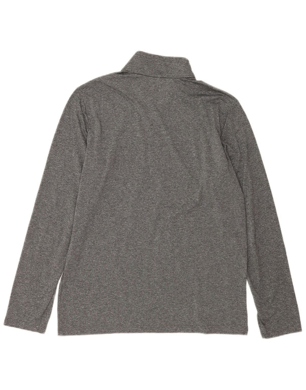Jack Wolfskin pentru bărbați, cu fermoar, cu pulover, trening Top UK 42, mare, gri