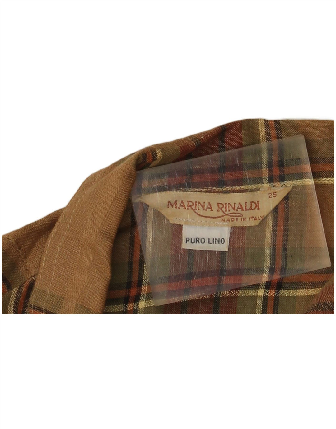 Marina Rinaldi Jachetă Blazer pentru Damă cu 2 Nasturi Mărimea 25 Maro Maro Check