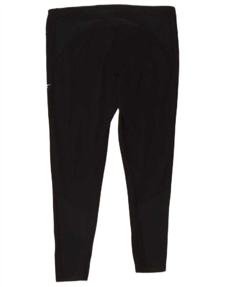 Leggings crop pentru femei Reebok UK 20/22 XL Negru