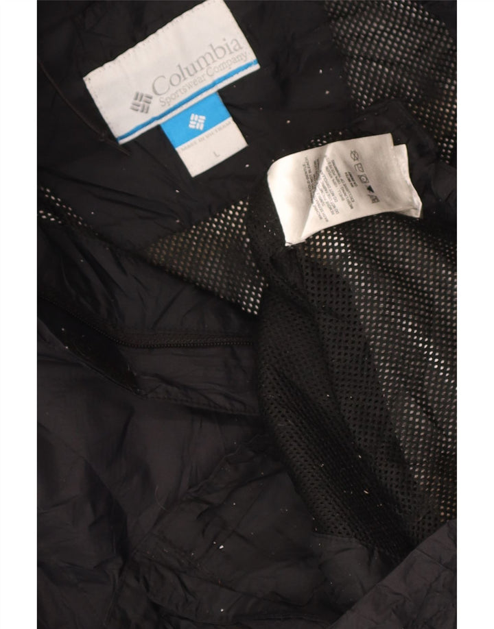 Jachetă de ploaie cu glugă Columbia pentru femei UK 16, mare, negru, nailon