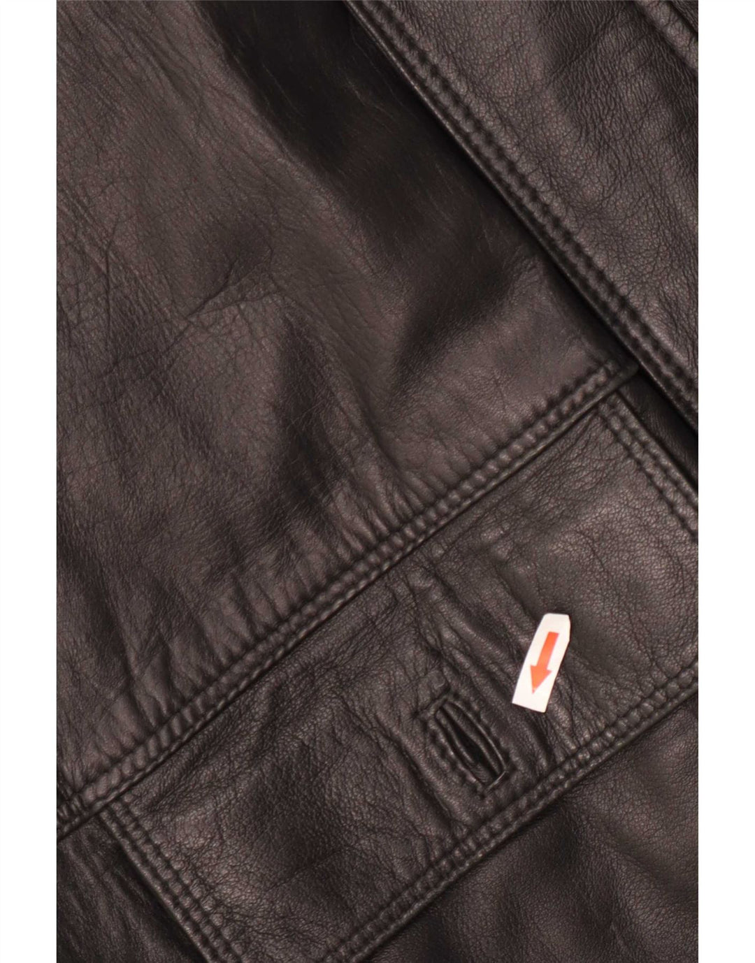 Jachetă de piele vintage pentru bărbați UK 38 Medium Black