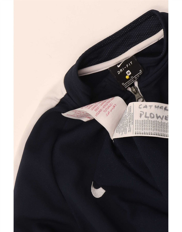Trening Nike pentru băieți Dri Fit Pullover Top 10-11 ani, mediu bleumarin