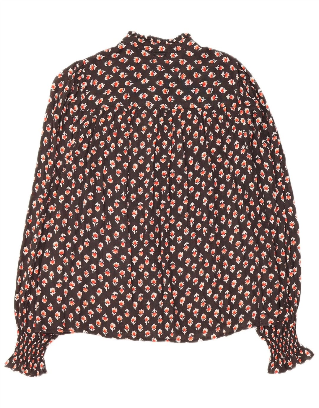 Bluză cămașă supradimensionată pentru femei Billabong UK 10 mic maro floral