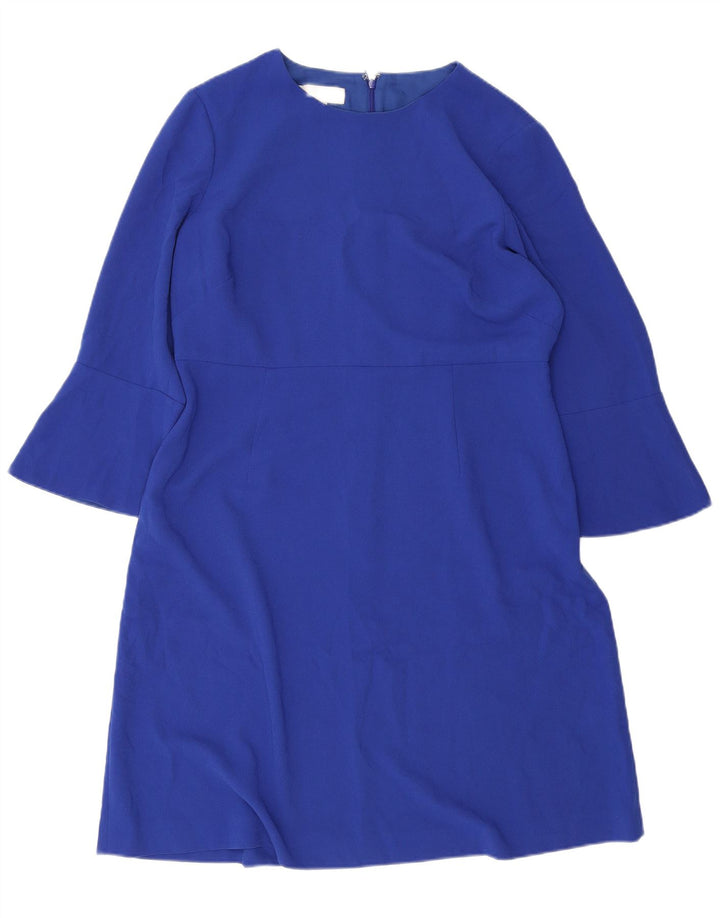 Rochie Hobbs pentru femei, cu mâneci 3/4, poliester mare, albastru, UK 16