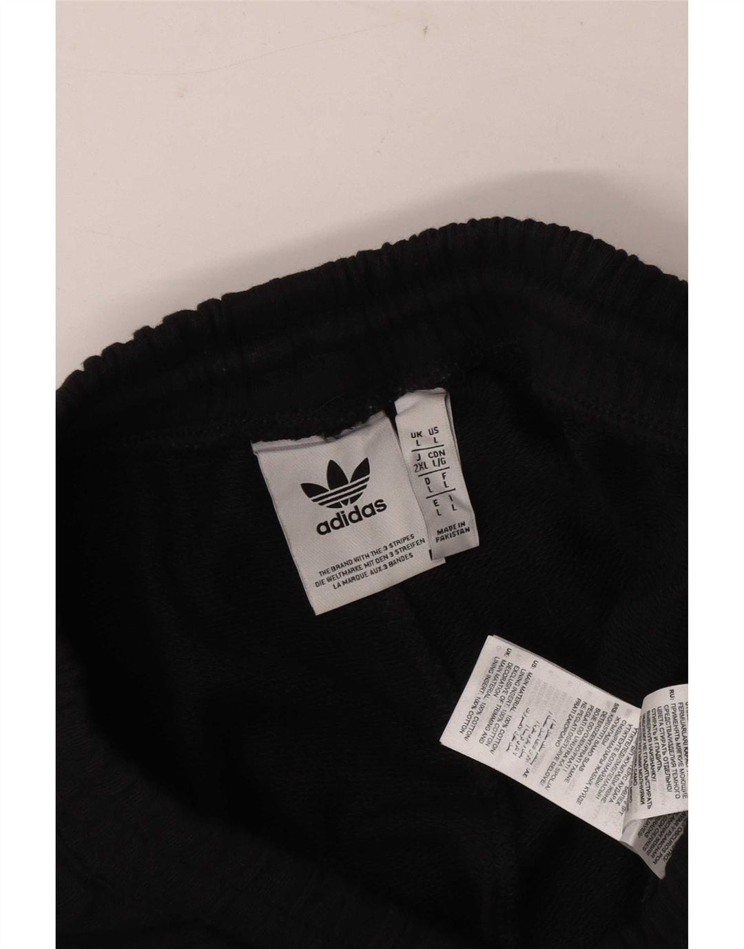 Pantaloni scurți sport pentru bărbați Adidas, mari, negru, bumbac