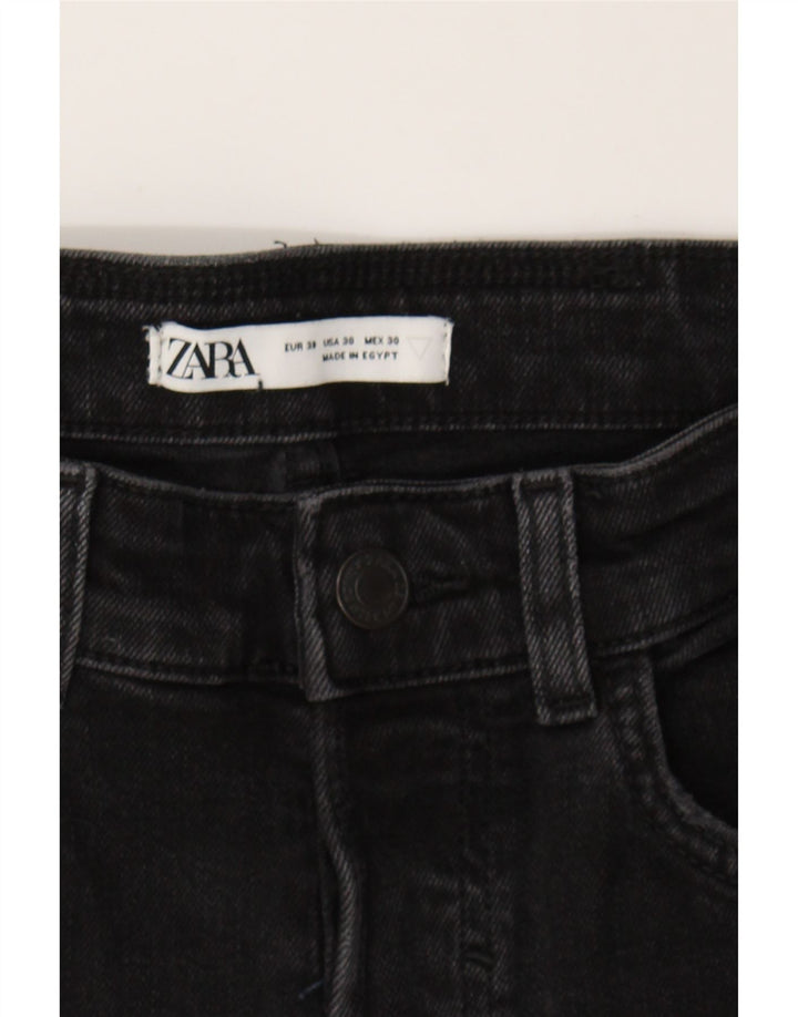 ZARA Mens Distressed Slim Jeans EU 38 Small W30 L29 Black Vintage Zara and Second-Hand Zara from Messina Hembry 
