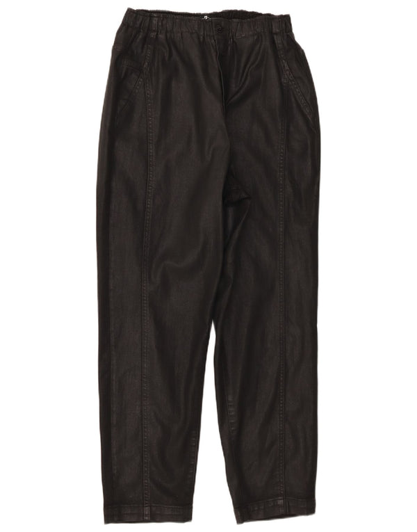 Pantaloni tăiați cu talie înaltă pentru femei 7 For All Mankind L29 L26 Negri