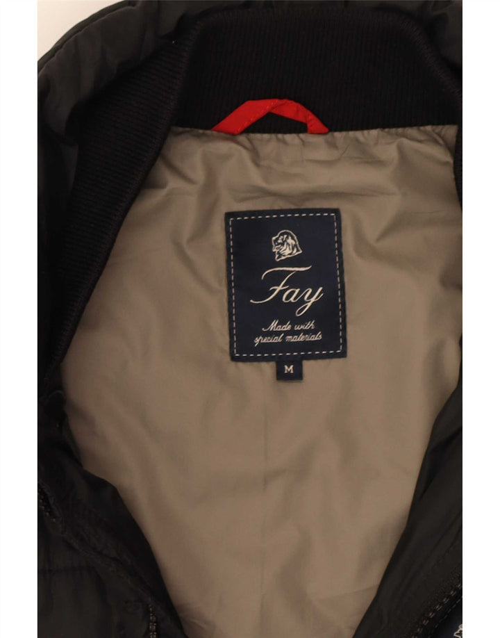 Jachetă căptușită pentru bărbați Fay UK 38 Medium Black