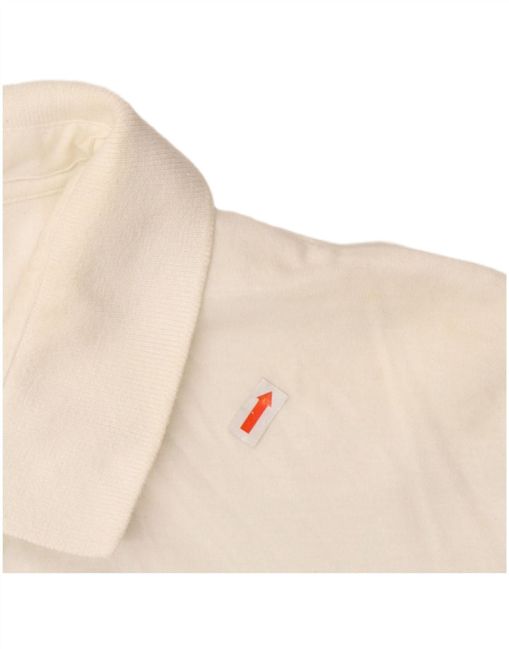 FRENCH CONNECTION Tricou polo pentru bărbați, mare din bumbac alb