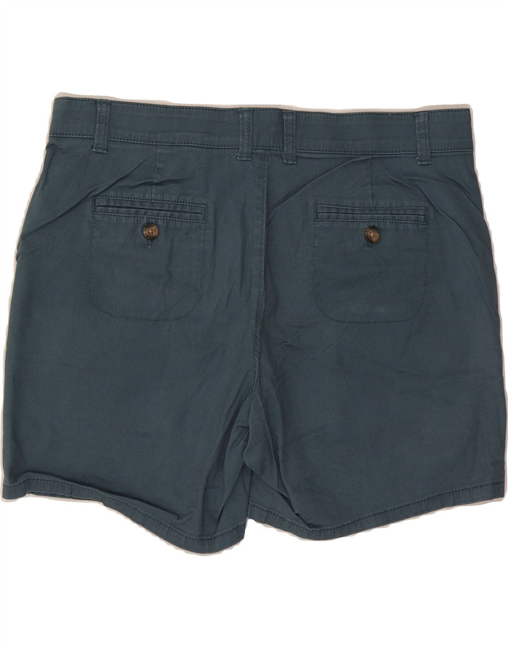 DOCKERS Womens Khakis Chino Shorts US 12 Large W32  Blue Cotton Vintage Dockers and Second-Hand Dockers from Messina Hembry 