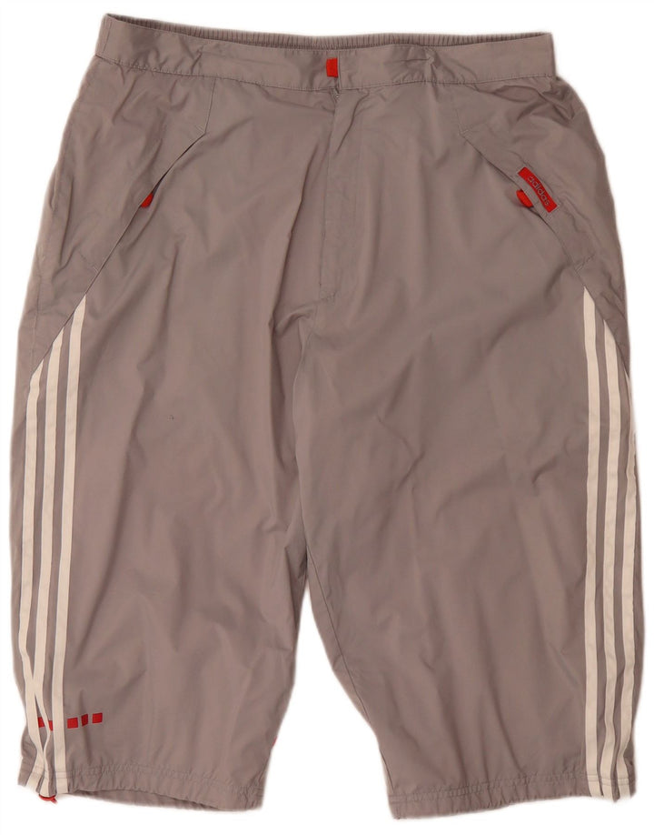 Bermude pentru bărbați Adidas, mari W36, poliester gri