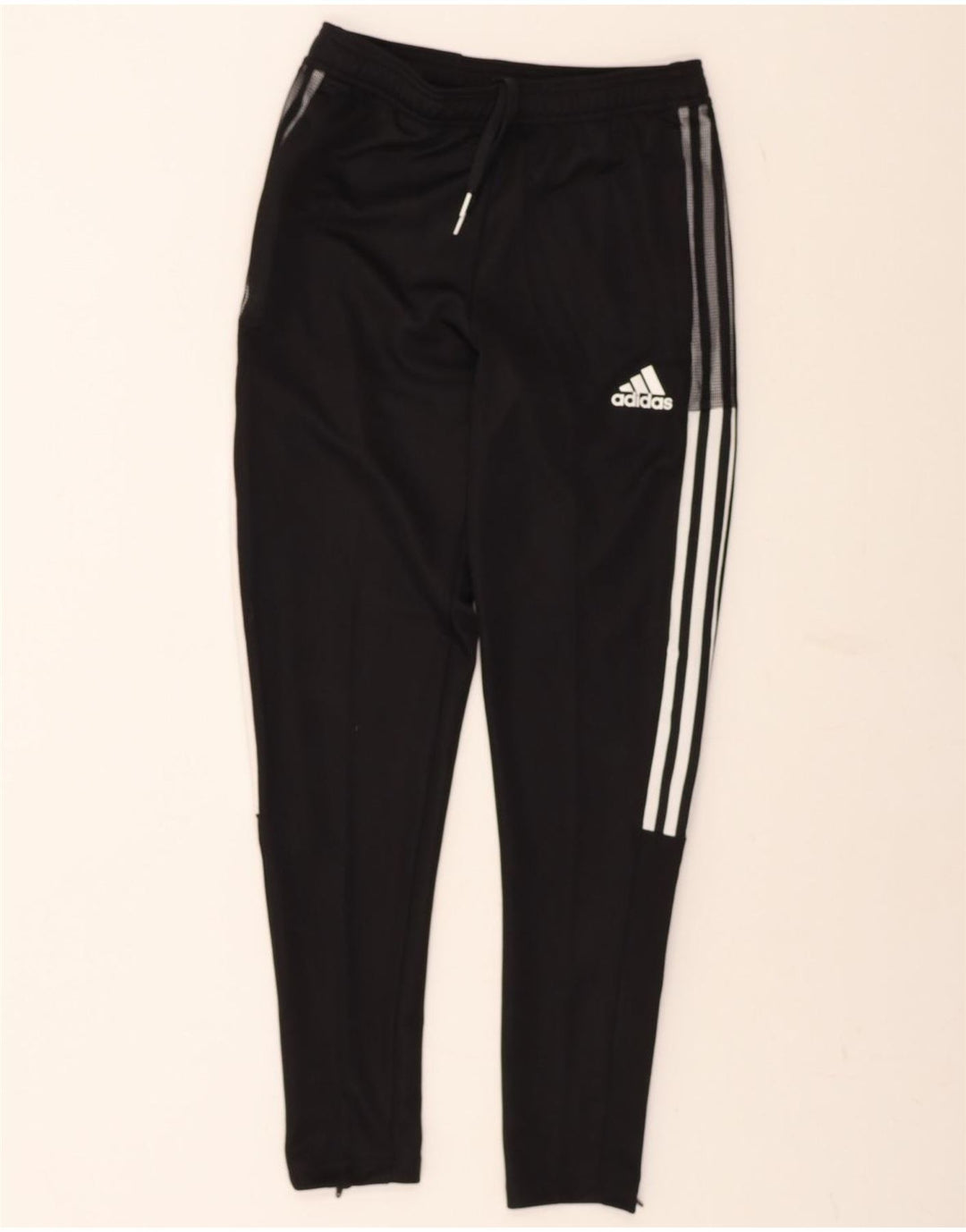 ADIDAS Mens Aeroready Tracksuit Trousers Small Black Polyester Vintage Adidas and Second-Hand Adidas from Messina Hembry 