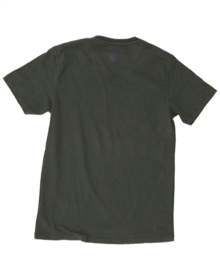 Tricou grafic pentru bărbați Fat Face Top mic, verde, bumbac