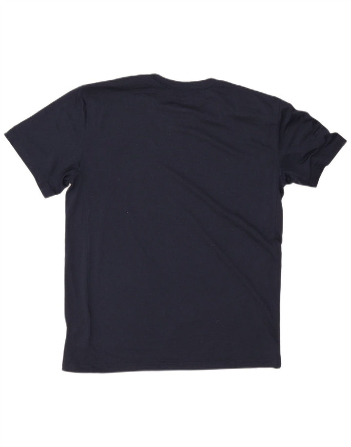 Tricou grafic Nike Dri Fit pentru bărbați Top Mediu Poliester bleumarin
