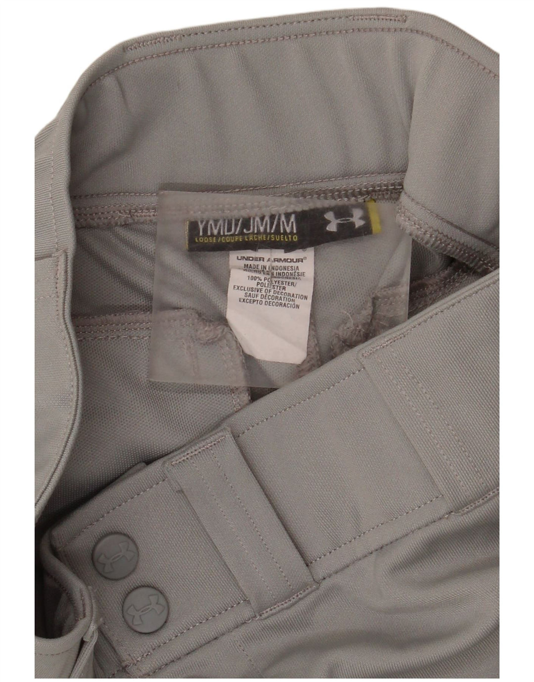 Pantaloni casual drepti pentru băieți Under Armour 9-10 ani mediu W26 L28 gri