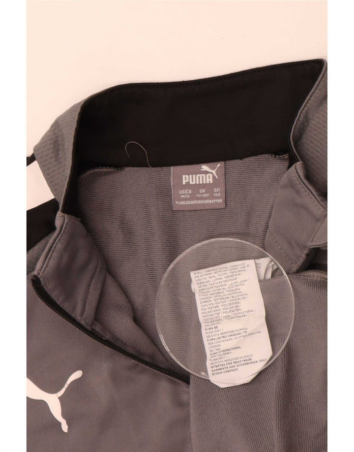 Trening Puma pentru băieți, cu pulover grafic, 11-12 ani, gri Colorblock