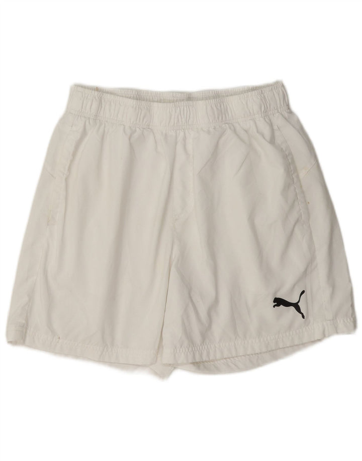 Pantaloni scurți sport Puma pentru bărbați, mari, albi