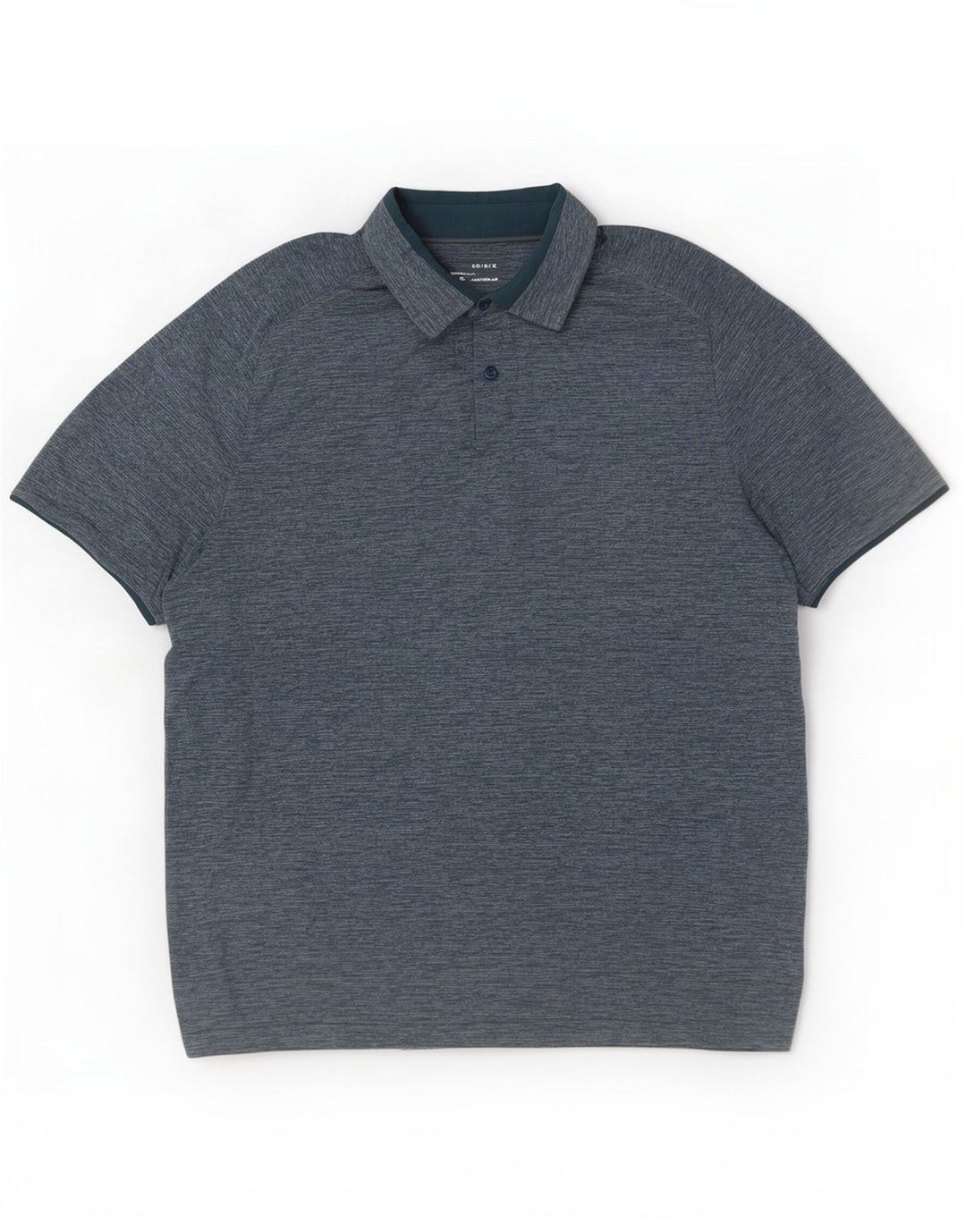 Cămașă polo Under Armour pentru bărbați Heat Gear, mare, albastru, poliester pătat