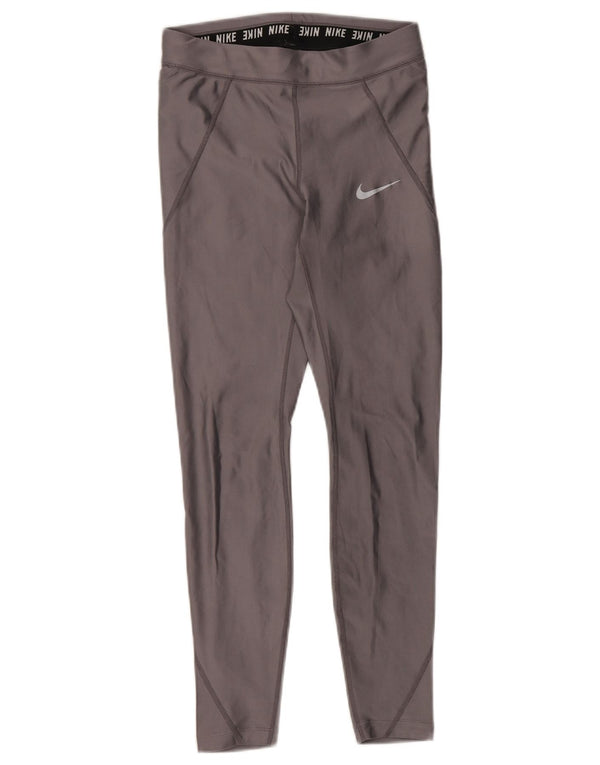 Leggings Dri Fit NIKE pentru femei UK 6 XS poliester gri