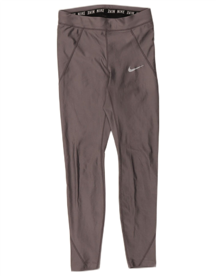 Leggings Dri Fit NIKE pentru femei UK 6 XS poliester gri