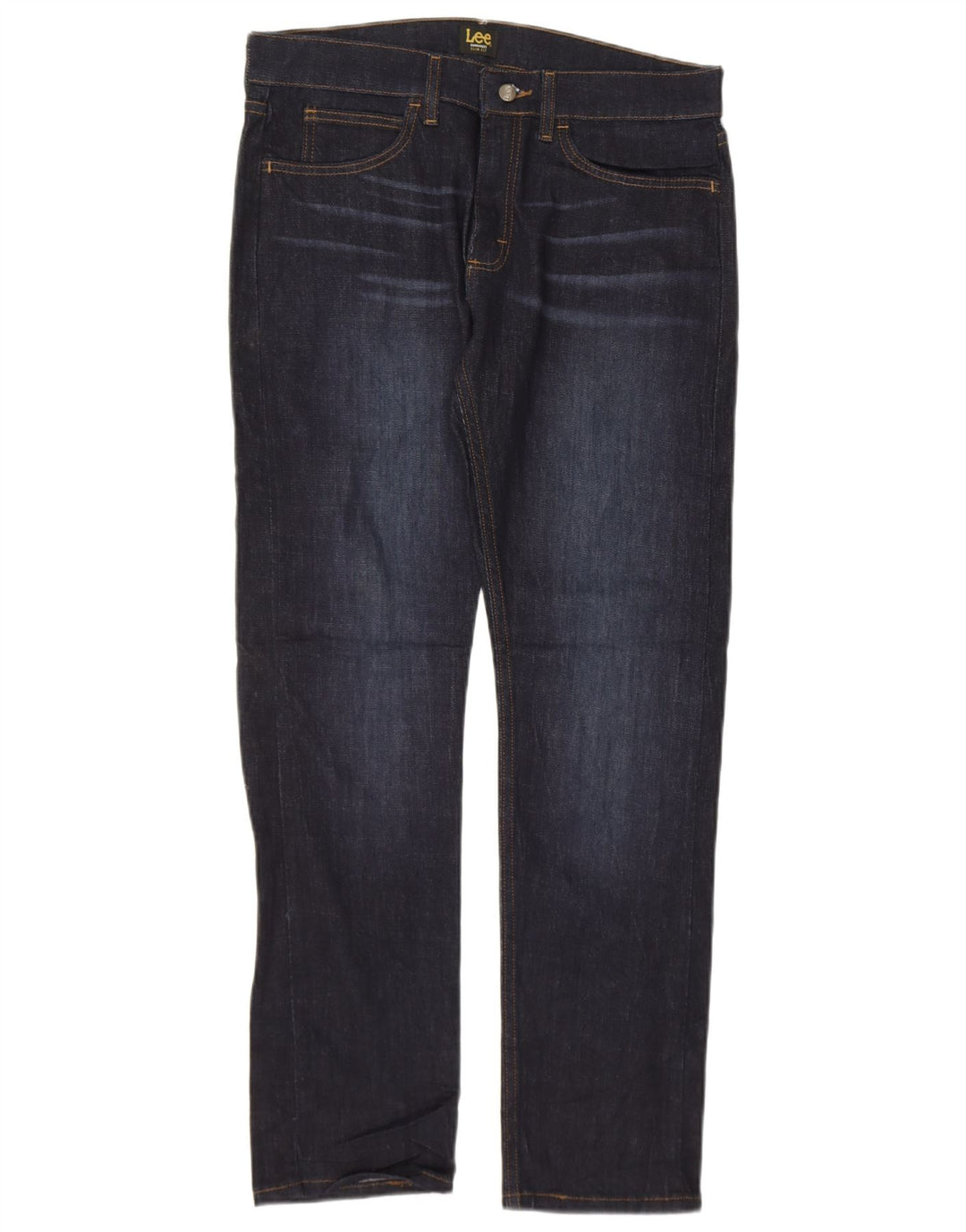 LEE Mens Slim Jeans W32 L30 Navy Blue Cotton
