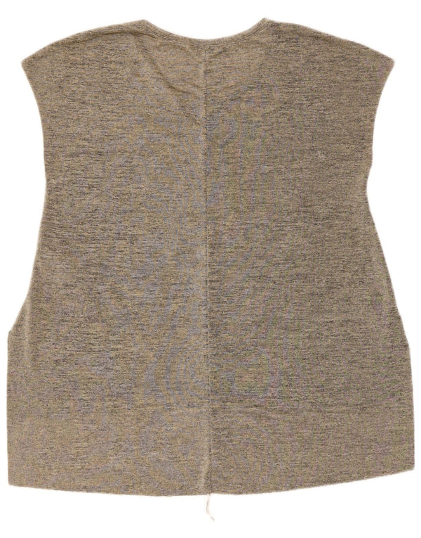 Vest Vest Top Femei Zara UK 14 Medium Gri Poliester