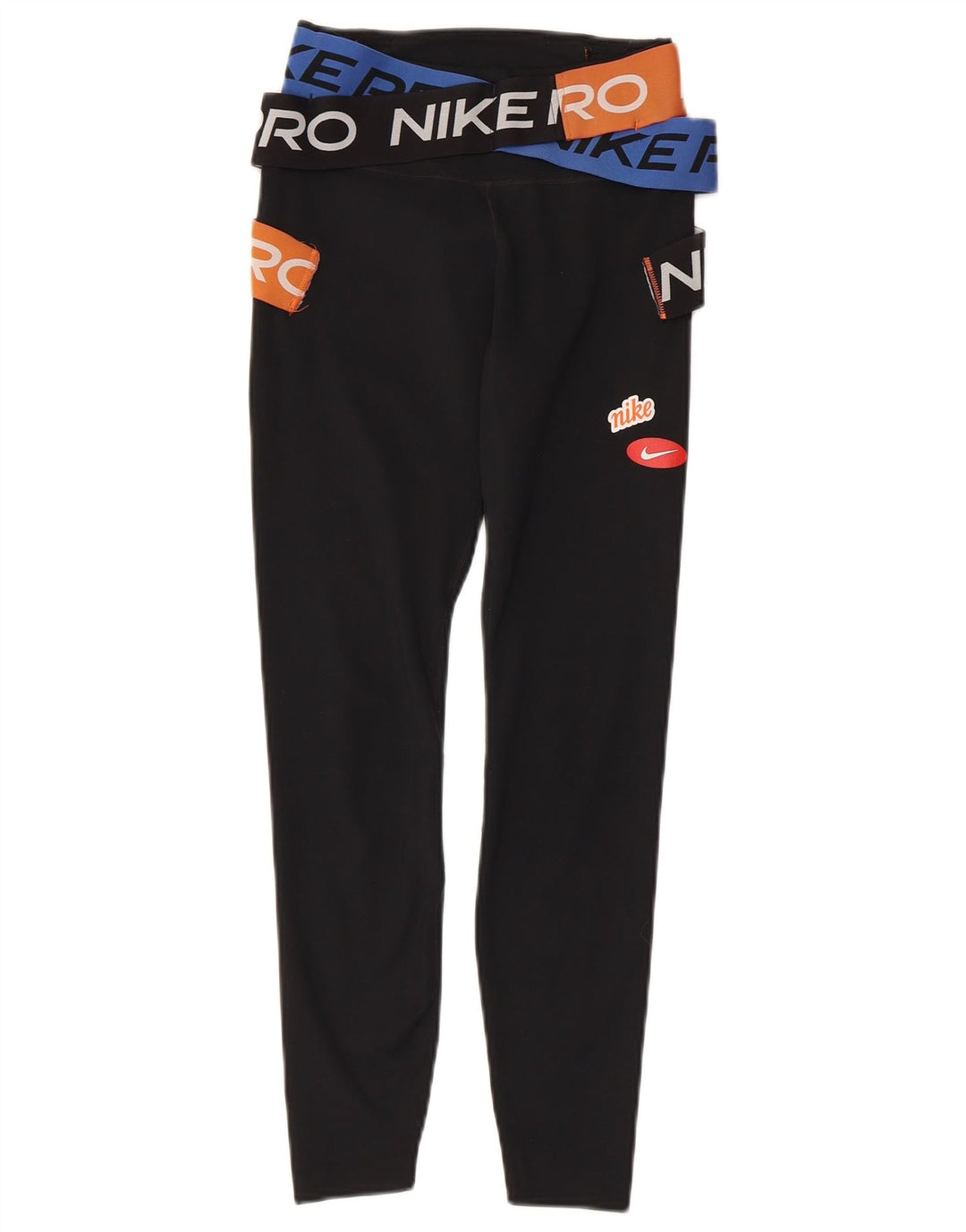 Leggings NIKE Dri Fit Graphic pentru femei UK 4 XS Poliester negru