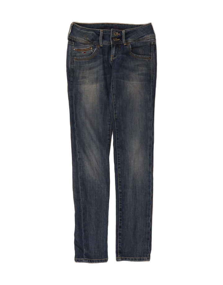 TOMMY HILFIGER Womens Slim Jeans W26 L32 Blue Cotton Vintage Tommy Hilfiger and Second-Hand Tommy Hilfiger from Messina Hembry 