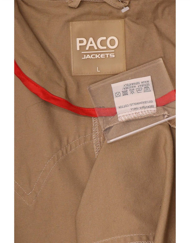 Jachetă Paco pentru bărbați, UK 40, mare, maro, bumbac