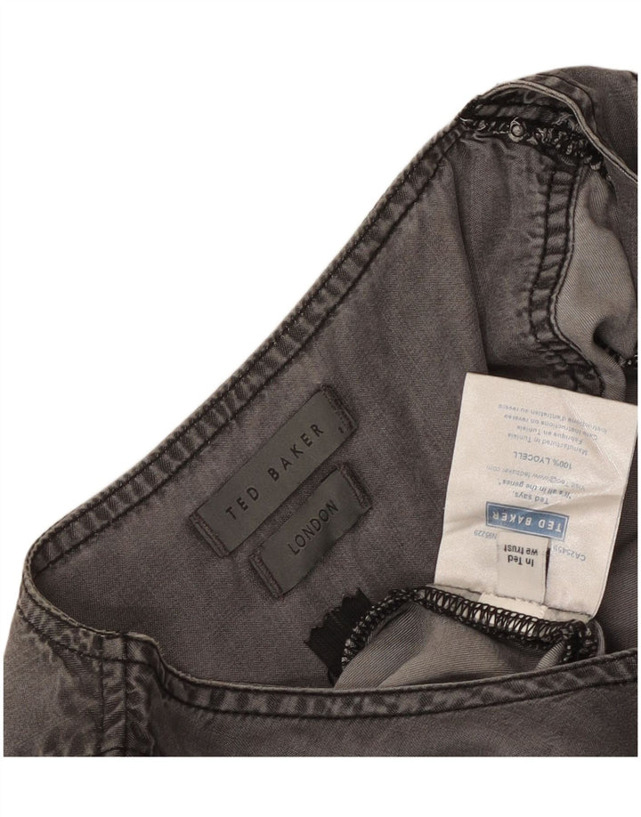 Rochie Ted Baker pentru femei, mărime 2, lyocell gri mic