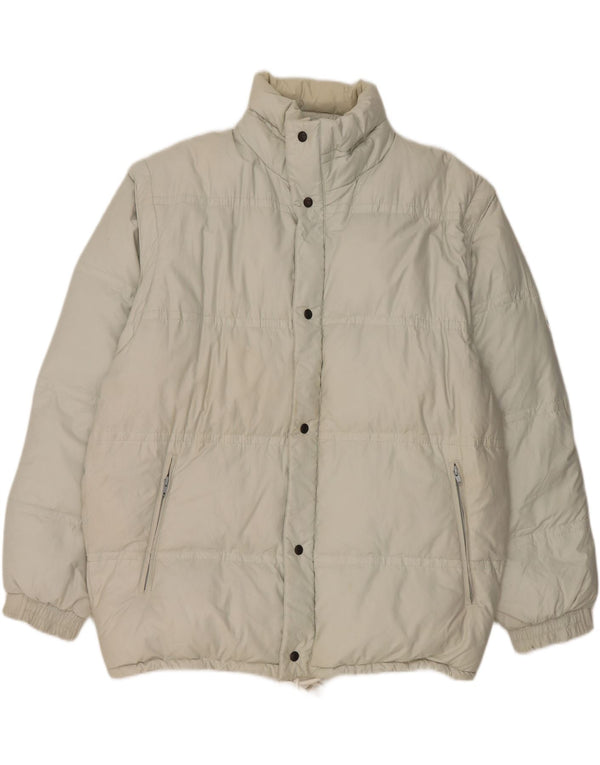 Jachetă căptușită pentru bărbați Martin's UK 42 XL Bumbac alb