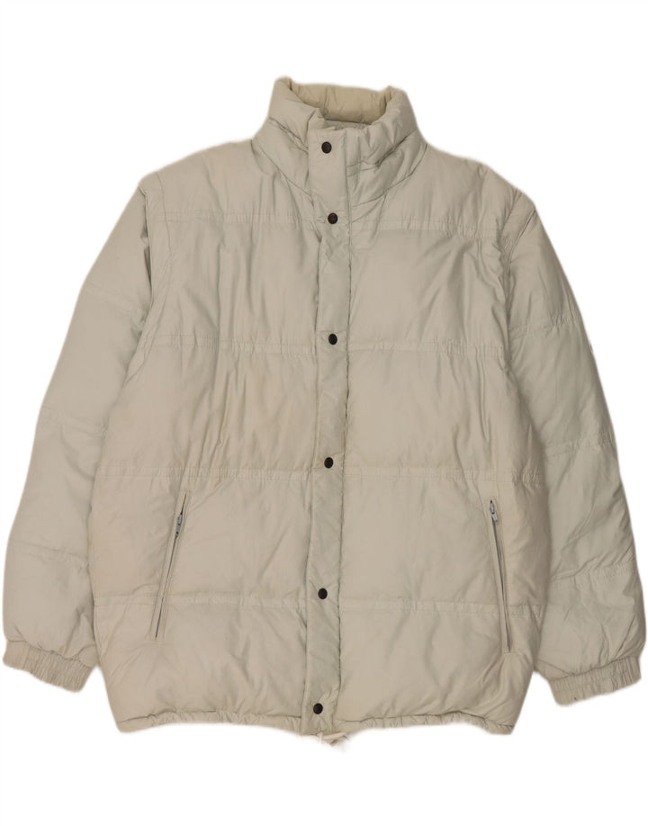 Jachetă căptușită pentru bărbați Martin's UK 42 XL Bumbac alb