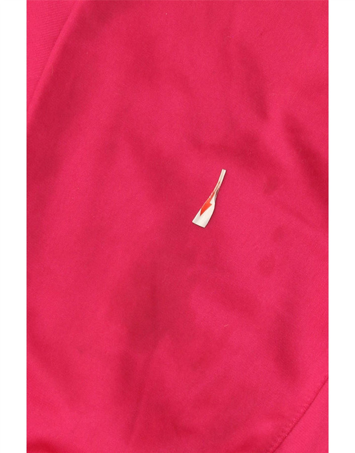 Jachetă de trening vintage pentru bărbați cu grafică, 2XL, poliester color bloc de culoare roz