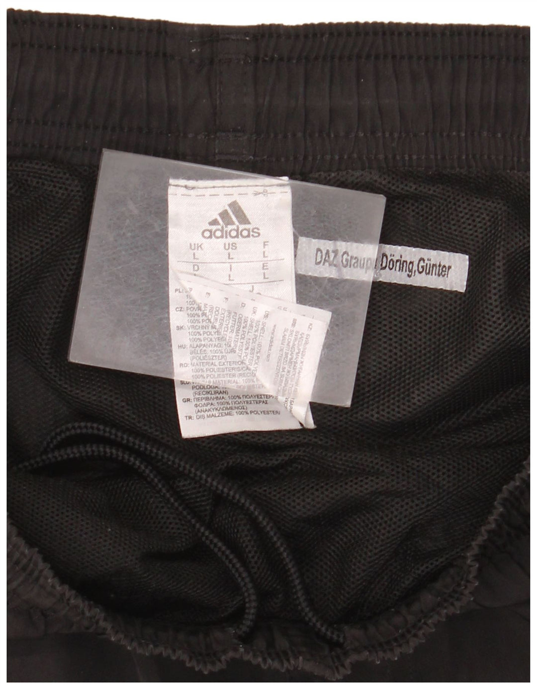 Pantaloni scurți sport ADIDAS pentru femei UK 14, mari, negru, poliester