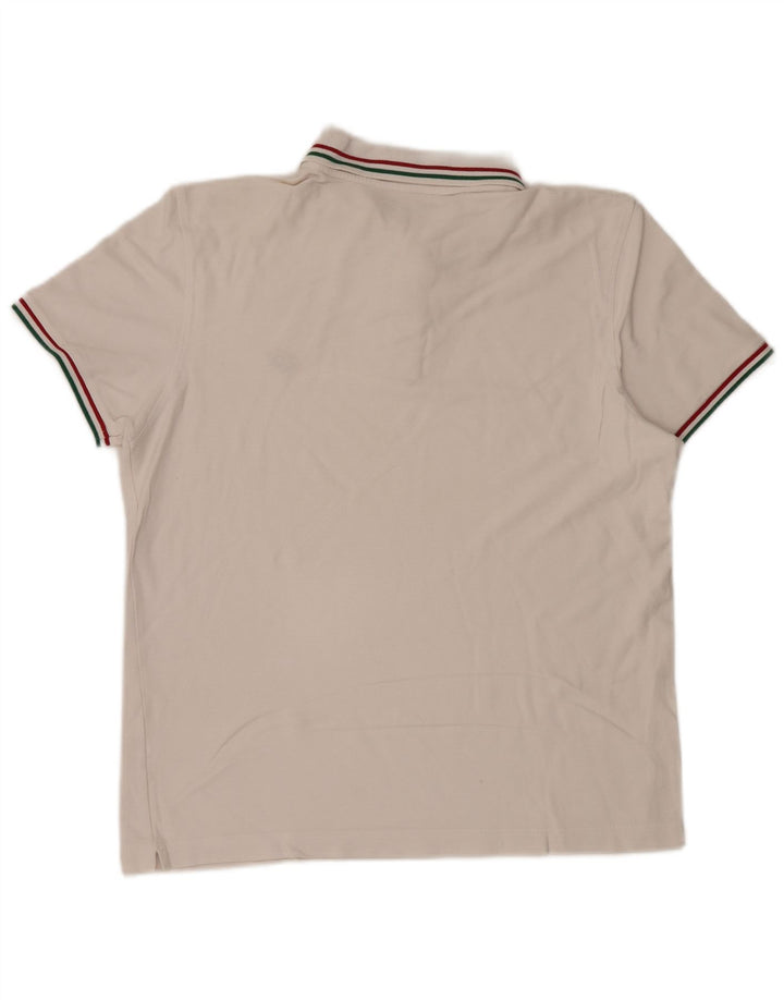 Tricou polo pentru bărbați Lotto, mare, alb