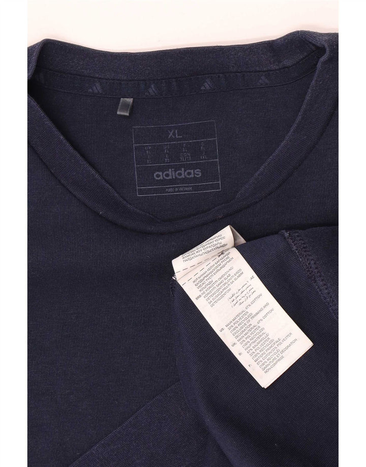 Hanorac pentru bărbați Adidas Regular Fit Jumper XL Bumbac bleumarin