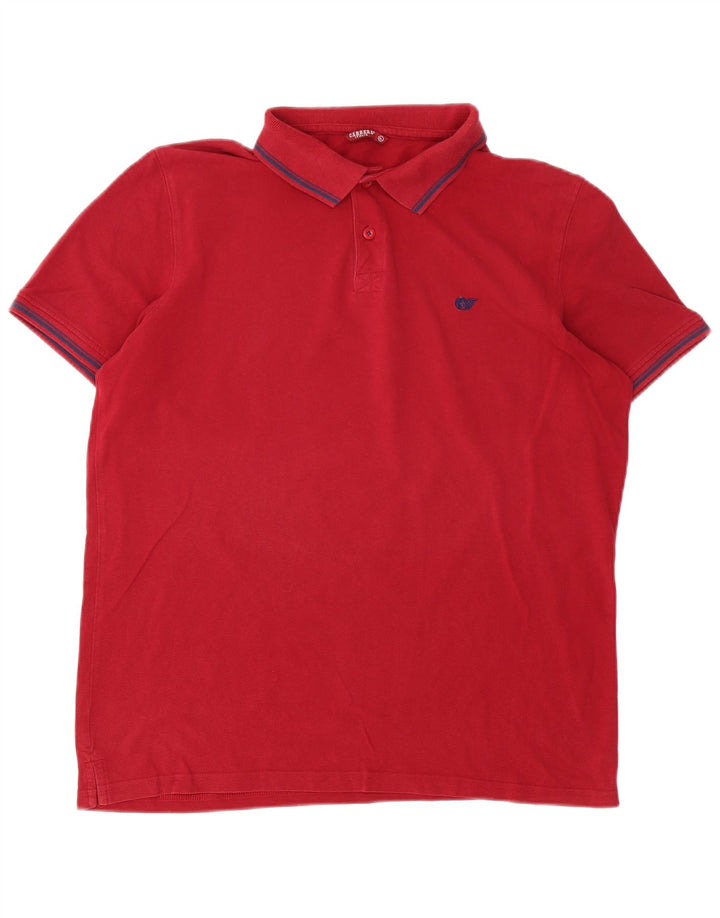 Cămașă polo pentru bărbați Carrera XL bumbac roșu