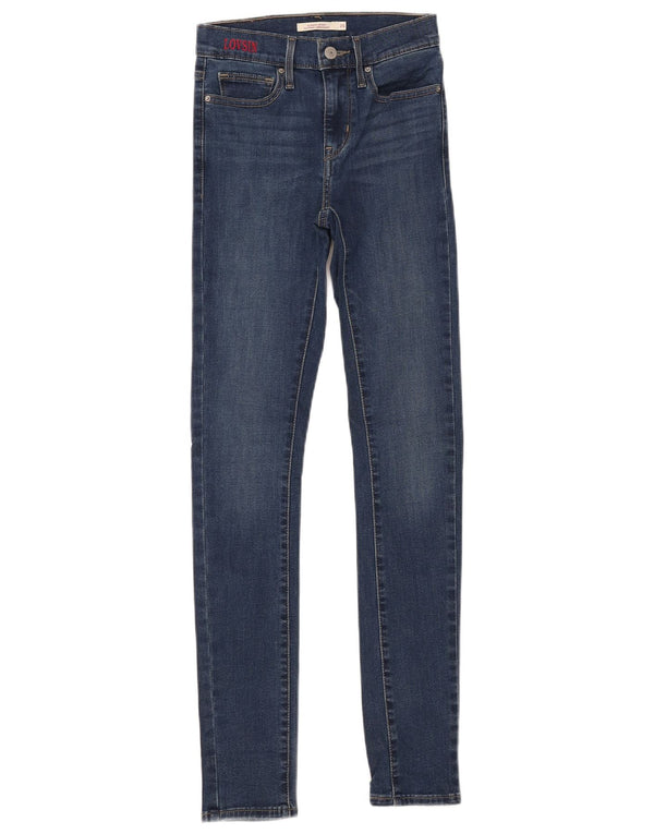 Blugi skinny pentru slăbit pentru femei Levi's W25 L32 bumbac albastru